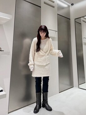 「CODE A（コードエー）のアイテム（トップス）」を使った、kanami927さん（レディース・161cm）の冬コーディネート
