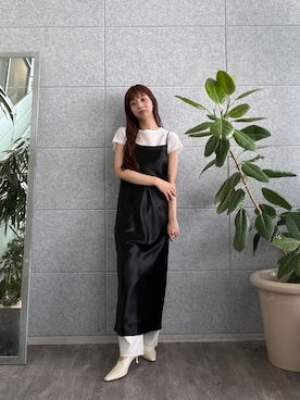 「CODE A（コードエー）のアイテム（パンツ）」を使った、kanami927さん（レディース・161cm）の春コーディネート