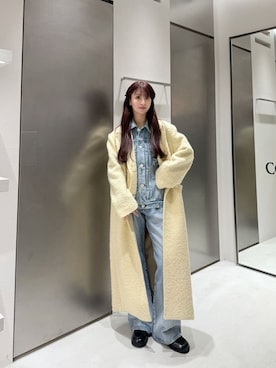 「CODE A（コードエー）のアイテム（ジャケット/アウター）」を使った、kanami927さん（レディース・161cm）の冬コーディネート