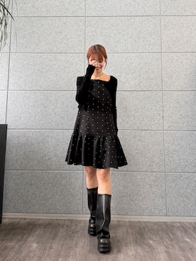 「CODE A（コードエー）のアイテム」を使った、kanami927さん（レディース・161cm）の秋コーディネート