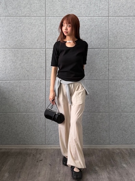 「CODE A（コードエー）のアイテム（トップス）」を使った、kanami927さん（レディース・161cm）の夏コーディネート