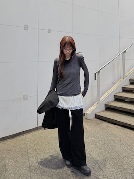 「CODE A（コードエー）のアイテム」を使った、kanami927さん（レディース・161cm）の春コーディネート