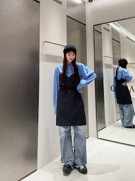 「CODE A（コードエー）のアイテム（トップス）」を使った、kanami927さん（レディース・161cm）の冬コーディネート