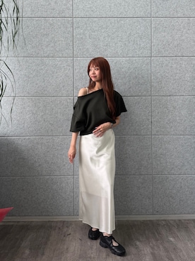 「CODE A（コードエー）のアイテム」を使った、kanami927さん（レディース・161cm）の夏コーディネート
