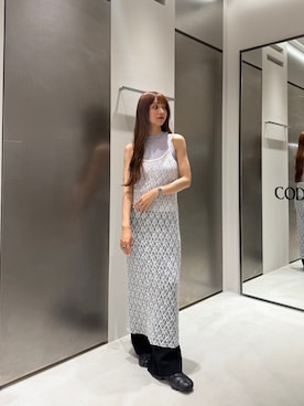 「CODE A（コードエー）のアイテム」を使った、kanami927さん（レディース・161cm）の夏コーディネート