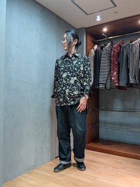 「TAKEO KIKUCHI（タケオキクチ）のアイテム」を使った、yasuさん（メンズ・176cm）の秋コーディネート