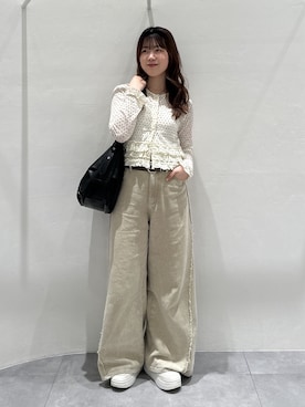 「星柄」｜mahoさん（レディース・162cm）の春コーディネート