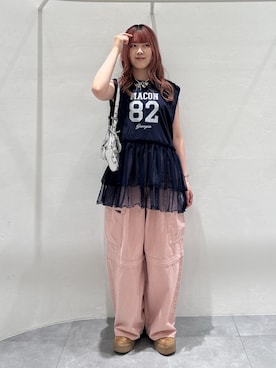 mahoさん(レディース・162cm)の夏コーディネート