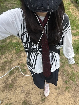 「Paul Smith（ポールスミス）のアイテム」を使った、hiiiuさん（レディース・168cm）の夏コーディネート
