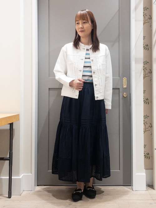 セール】着心地軽やか、動きやすいストレッチデニムジャケット（デニム