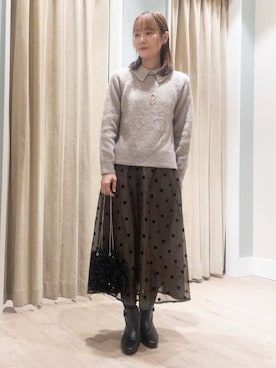 おみつさん(レディース・160cm)の冬コーディネート