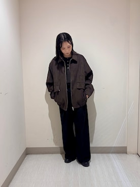 「tk.TAKEO KIKUCHI（ティーケータケオキクチ）のアイテム（パンツ）」を使った、S.A.Oさん（レディース・157cm）の秋コーディネート