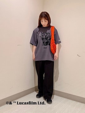 「STAR WARS（スターウォーズ）のアイテム」を使った、S.A.Oさん（レディース・158cm）の夏コーディネート