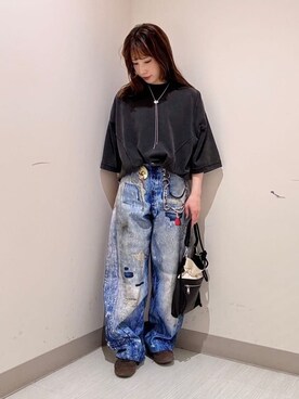 「tk.TAKEO KIKUCHI（ティーケータケオキクチ）のアイテム」を使った、S.A.Oさん（レディース・158cm）の春コーディネート