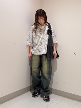 「tk.TAKEO KIKUCHI（ティーケータケオキクチ）のアイテム」を使った、S.A.Oさん（レディース・158cm）の春コーディネート