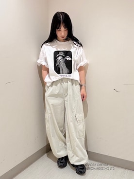 「tk.TAKEO KIKUCHI（ティーケータケオキクチ）のアイテム（トップス）」を使った、S.A.Oさん（レディース・158cm）の夏コーディネート