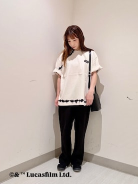 「STAR WARS（スターウォーズ）のアイテム」を使った、S.A.Oさん（レディース・158cm）の夏コーディネート