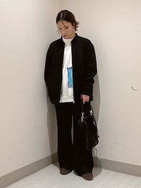 「tk.TAKEO KIKUCHI（ティーケータケオキクチ）のアイテム（ジャケット/アウター）」を使った、S.A.Oさん（レディース・158cm）の春コーディネート