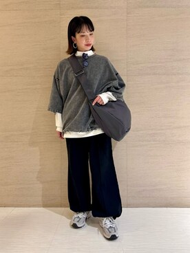 「tk.TAKEO KIKUCHI（ティーケータケオキクチ）のアイテム」を使った、S.A.Oさん（レディース・158cm）の春コーディネート