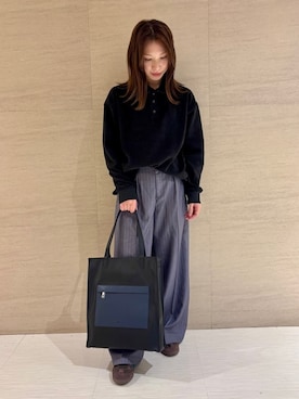 「tk.TAKEO KIKUCHI（ティーケータケオキクチ）のアイテム」を使った、S.A.Oさん（レディース・158cm）の冬コーディネート