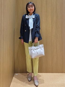 「index（インデックス）のアイテム（ジャケット/アウター）」を使った、Sumiさん（レディース・155cm）の春コーディネート