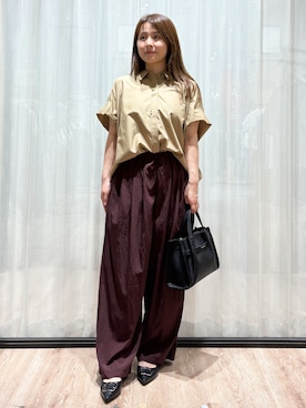 「OPAQUE.CLIP（オペークドットクリップ）のアイテム」を使った、かなさん（レディース・160cm）の夏コーディネート
