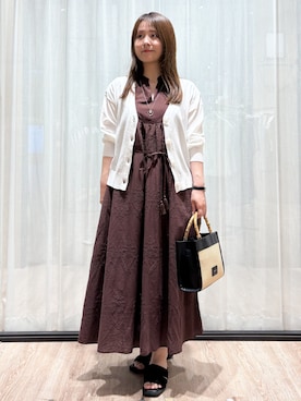 「OPAQUE.CLIP（オペークドットクリップ）のアイテム」を使った、かなさん（レディース・160cm）の夏コーディネート