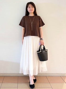 かなさん（レディース・159cm）の夏コーディネート