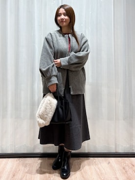かなさん（レディース・159cm）の冬コーディネート