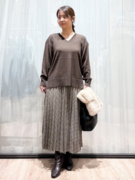 かなさん(レディース・160cm)の秋コーディネート