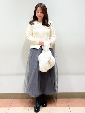 かなさん（レディース・159cm）の冬コーディネート