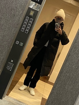「Acne Studios（アクネストゥディオズ）のアイテム（帽子）」を使った、みんさん（メンズ・175cm）の冬コーディネート