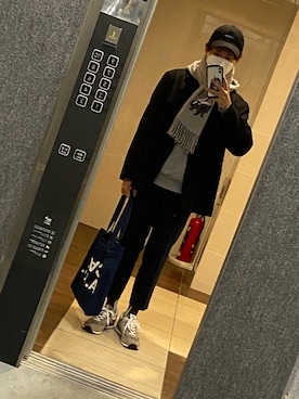 「ADER error（アーダーエラー）のアイテム（帽子）」を使った、みんさん（メンズ・175cm）の秋コーディネート