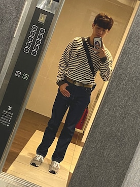 「ADER error（アーダーエラー）のアイテム（バッグ）」を使った、みんさん（メンズ・175cm）の秋コーディネート