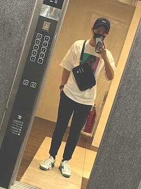 「ADER error（アーダーエラー）のアイテム（帽子）」を使った、みんさん（メンズ・175cm）の秋コーディネート