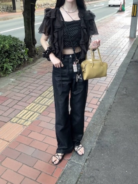 「アイテム（その他雑貨）」を使った、ゆーかっちさん（レディース・172cm）の夏コーディネート
