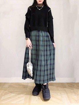 ゆーかっちさん（レディース・172cm）の冬コーディネート