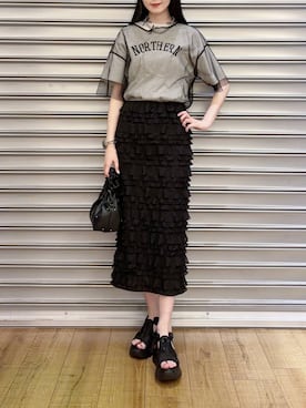 ゆーかっちさん（レディース・172cm）の夏コーディネート