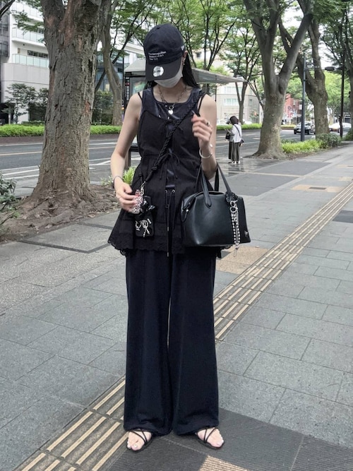 LOWRYSFARM 2WAYコットンレースミニワンピース 2WAYコットンレースミニワンピース 492572（ワンピース