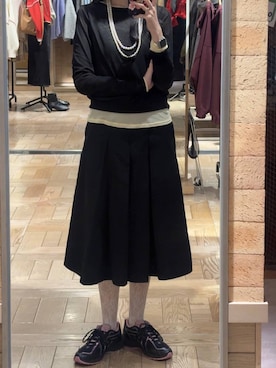 「アイテム（チノパンツ）」を使った、ゆーかっちさん（レディース・172cm）の秋コーディネート