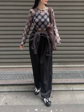 ゆーかっちさん（レディース・172cm）の春コーディネート