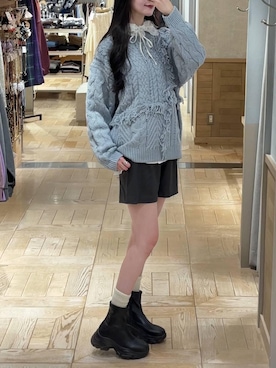 「アイテム（レッグウェア）」を使った、ゆーかっちさん（レディース・172cm）の秋コーディネート