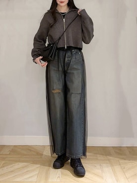 ゆーかっちさん（レディース・172cm）の冬コーディネート