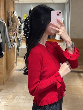 「アイテム（バレッタ/ヘアクリップ）」を使った、ゆーかっちさん（レディース・172cm）の秋コーディネート