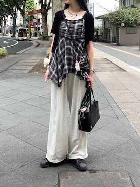 「アイテム（PC・スマホグッズ/家電）」を使った、ゆーかっちさん（レディース・172cm）の秋コーディネート