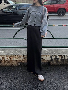 ゆーかっちさん（レディース・172cm）の春コーディネート