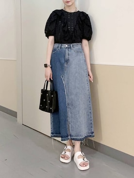 ゆーかっちさん（レディース・172cm）の夏コーディネート