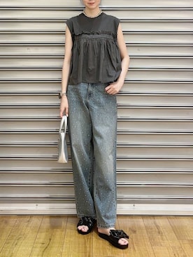 ゆーかっちさん（レディース・172cm）の夏コーディネート