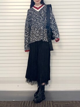 ゆーかっちさん（レディース・172cm）の秋コーディネート