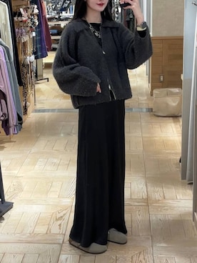 「アイテム（スカート）」を使った、ゆーかっちさん（レディース・172cm）の秋コーディネート